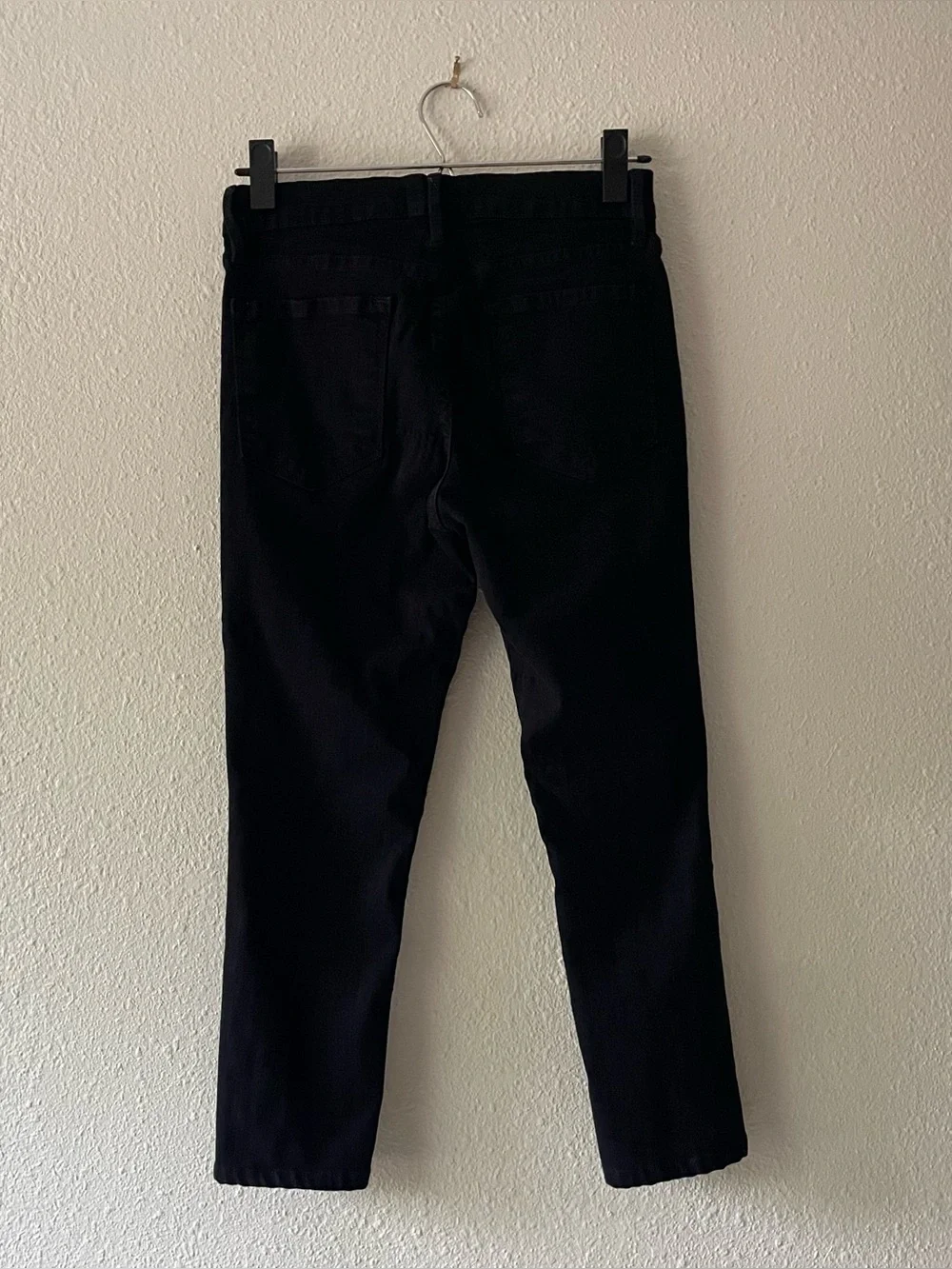FRAME Le Skinny de Jeanne Film Noir Black Jeans Womens 27 Ankle Stretch USA - Picture 2 of 11